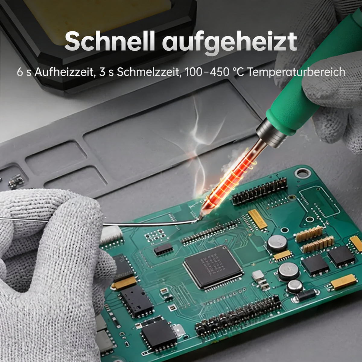 FNIRSI DWS-P2 – kompakte 100-W-Lötstation mit Akku