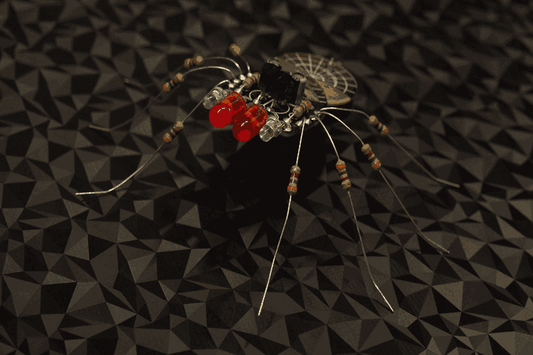Lötübung Spinne