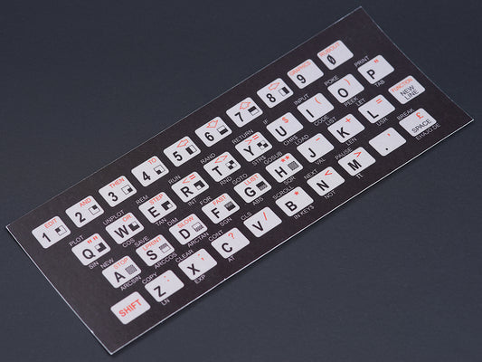 ZX81 Tastaturfolie
