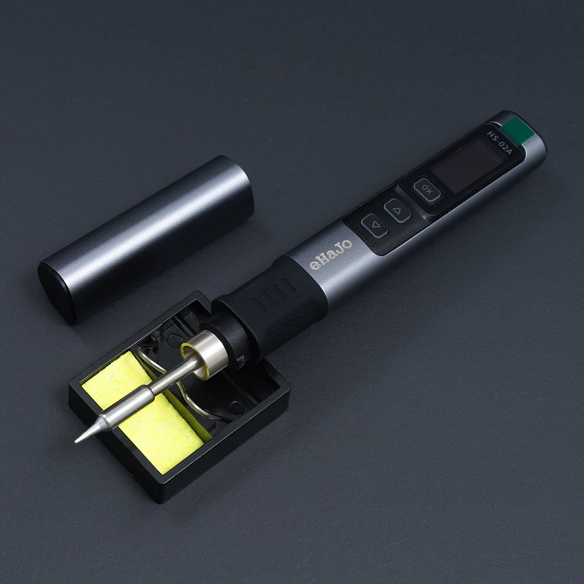 für FNIRSI HS02A Smart Elektrolötkolben PD 100W Konstanttemperatur-Kits Digital Bildschirmanzeige Programmierbares Tragbares Lötkolben, 100–450 °C schnelles Aufheizen(High 6 Heads+EU für FNIRSI HS02A Smart Elektrolötkolben PD 100W Konstanttemperatur-Kits Digital Bildschirmanzeige Programmierbares Tragbares Lötkolben, 100–450 °C schnelles Aufheizen(High 6 Heads+EU