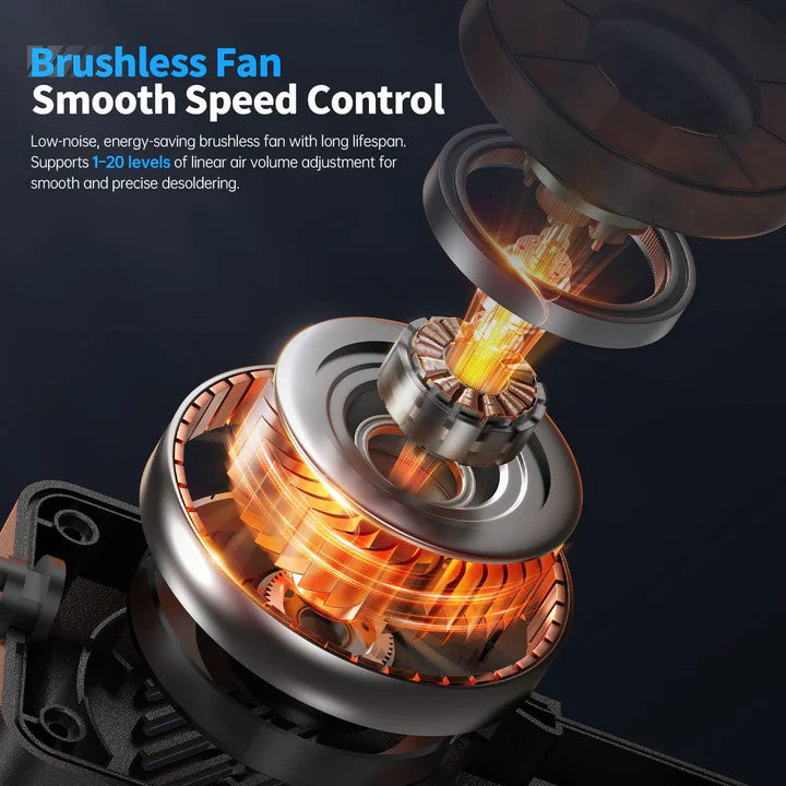 FNIRSI SAG-55 Intelligenter 550W Heißluftlötkolben