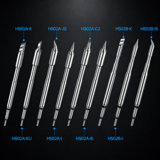 Ersatzlötspitzen für FNIRSI HS-02A, HS-02B, DWS-200 245 & HS-03