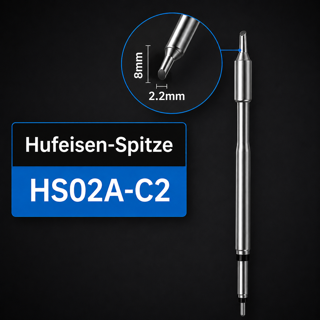 Replacement soldering tip F245 type HS-02A