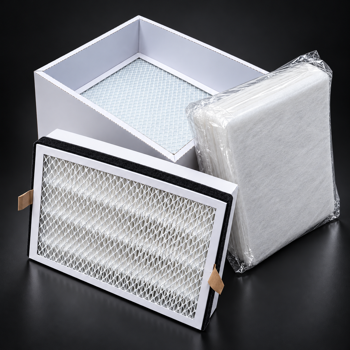 LESSFUME LF105 Ersatzfilter-Set – HEPA H13, Aktivkohle, F8 & 5 Vorfilter